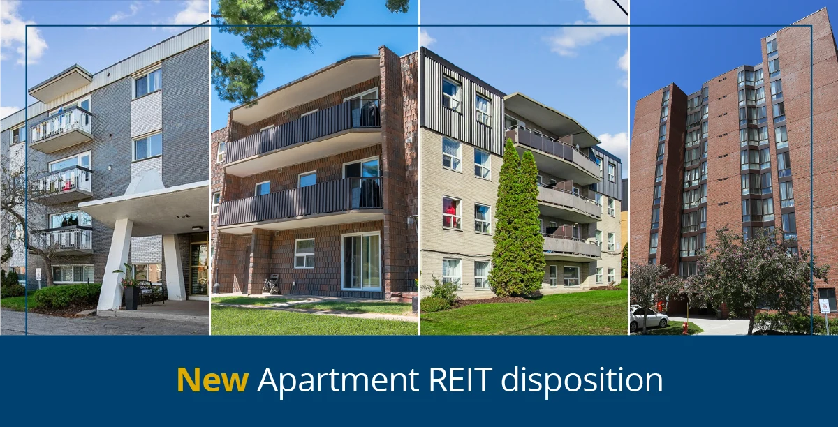 New Apartment REIT disposition